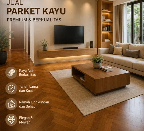 jual parket kayu premium
